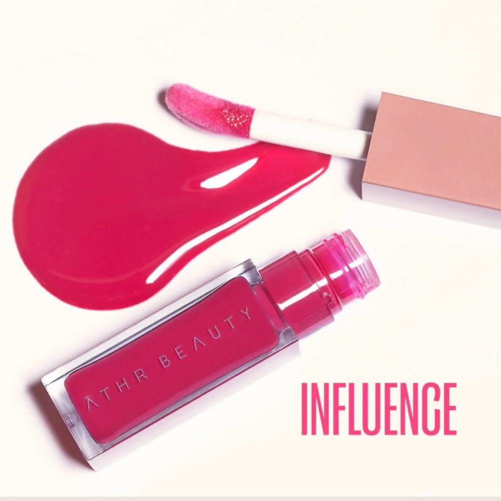 ATHR Beauty Desert Rose Lip and Cheek Oil Stain - Hot Pink NEW